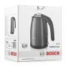 Чайник BOSCH TWK7805, 1,7 л, 2200 Вт, закрытый нагревательный элемент, нержавеющая сталь, черный по низкой цене оптом Краснодар, Москва, Уфа, Казань, Барнаул, Владивосток, Хабаровск, Сахалин, Красноярск, Екатеренбург, 