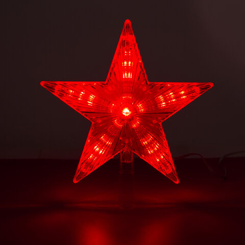 Звезда на ель ЗОЛОТАЯ СКАЗКА "Digital" 31 LED, 21,5 см, цифровая смена режимов, 591273 по низкой цене оптом 