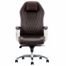 Кресло BRABIX PREMIUM Aurus EX-705, мультиблок, алюминий, экокожа, коричневое, 532929 по низкой цене оптом 