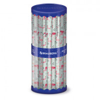 Ручка шариковая BRAUBERG SOFT TOUCH STICK "FLAMINGO", СИНЯЯ, мягкое покрытие, узел 0,7 мм, 143705