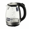 Чайник SCARLETT SC-EK27G93, 1,7 л, 2200 Вт, закрытый нагревательный элемент, стекло, черный по низкой цене оптом Краснодар, Москва, Уфа, Казань, Барнаул, Владивосток, Хабаровск, Сахалин, Красноярск, Екатеренбург, 