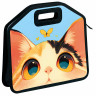 Папка-сумка ЮНЛАНДИЯ, 1 отделение, фетровые ручки, 34х30х11 см, Cute catcher, 273379 по низкой цене оптом 