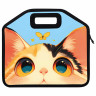 Папка-сумка ЮНЛАНДИЯ, 1 отделение, фетровые ручки, 34х30х11 см, Cute catcher, 273379 по низкой цене оптом 