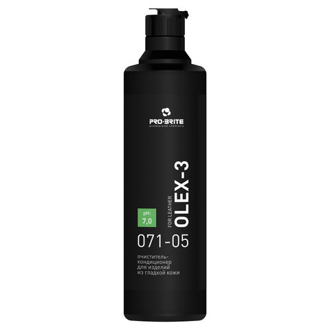 Средство для ухода за изделиями из кожи 500 мл, PRO-BRITE OLEX-3 For Leather, 071-05 по низкой цене оптом 