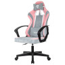 Кресло компьютерное BRABIX ''Forcer GM-127'', 2 подушки, ткань, розовое/серое, 533215 по низкой цене оптом Кресло компьютерное BRABIX ''Forcer GM-127'', 2 подушки, ткань, розовое/серое, 533215 по низкой цене оптом
