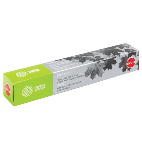 Тонер CACTUS (CS-EXV14) для CANON iR-2016/2016J/2020, 460 г, ресурс 8300 стр. по низкой цене оптом 