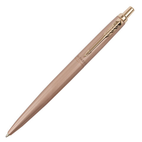 Ручка шариковая PARKER "Jotter XL Monochrome Pink Gold PGT", корпус "розовое золото", сталь, синяя, 2122755 по низкой цене оптом 