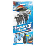 Бритвы одноразовые КОМПЛЕКТ 5 шт. LASER SPORT 3 (аналог Gillette Blue 3), три лезвия, 836801005629 по низкой цене оптом 