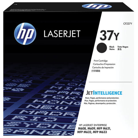 Картридж лазерный HP (CF237Y) LaserJet Enterprise M608/M609/M631/M632, №37Y, оригинальный, ресурс 41000 стр. по низкой цене оптом 