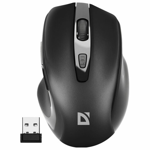 Мышь беспроводная DEFENDER Prime MB-053, USB, 5 кнопок+1 кнопка-колесо, оптическая, ч, 52053 по низкой цене оптом 