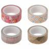 Клейкая WASHI-лента для декора, 15 мм х 5 м, ассорти, в дисплее, рисовая бумага, ОСТРОВ СОКРОВИЩ, 661719 по низкой цене оптом 