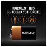 Батарейка DURACELL Basic, 6LR61 (КРОНА), Alkaline, 1 шт., в блистере, 9 В по низкой цене оптом Краснодар, Москва, Уфа, Казань, Барнаул, Владивосток, Хабаровск, Сахалин, Красноярск, Екатеренбург, 