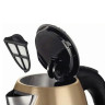 Чайник BOSCH TWK7808, 1,7 л, 2200 Вт, закрытый нагревательный элемент, нержавеющая сталь, золотой по низкой цене оптом Краснодар, Москва, Уфа, Казань, Барнаул, Владивосток, Хабаровск, Сахалин, Красноярск, Екатеренбург, 