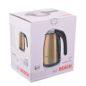 Чайник BOSCH TWK7808, 1,7 л, 2200 Вт, закрытый нагревательный элемент, нержавеющая сталь, золотой по низкой цене оптом Краснодар, Москва, Уфа, Казань, Барнаул, Владивосток, Хабаровск, Сахалин, Красноярск, Екатеренбург, 
