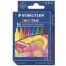 Восковые мелки STAEDTLER (Германия) "Noris Club", 16 цветов, картонная упаковка, европодвес, 220 NC16 по низкой цене оптом 