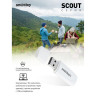 Флеш-диск 4GB SMARTBUY Scout USB 2.0, белый, SB004GB2SCW по низкой цене оптом 