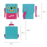 Точилка механическая ЮНЛАНДИЯ "I-Robot", корпус ассорти, 228484 по низкой цене оптом Краснодар, Москва, Уфа, Казань, Барнаул, Владивосток, Хабаровск, Сахалин, Красноярск, Екатеренбург, 