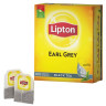 Чай LIPTON (Липтон) "Earl Grey", черный, 100 пакетиков с ярлычками по 2 г, 67106269