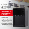 Кулер для воды SONNEN TSE-03BP, настольный, НАГРЕВ/ОХЛАЖДЕНИЕ ЭЛЕКТРОННОЕ, 3 крана, антрацит, 455752 по низкой цене оптом Краснодар, Москва, Уфа, Казань, Барнаул, Владивосток, Хабаровск, Сахалин, Красноярск, Екатеренбург, 