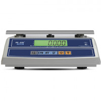 Весы фасовочные MERCURY M-ER 326F-32.5 LCD (0,1-32 кг), дискретность 5 г, платформа 255x210 мм, без стойки