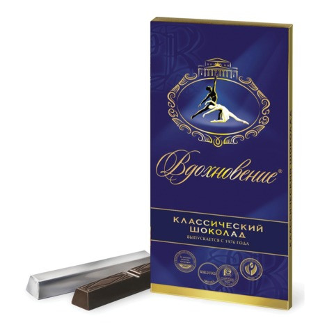 Шоколад БАБАЕВСКИЙ "Вдохновение", классический, в стиках, 100 г, картонная упаковка, ББ08830 по низкой цене оптом Краснодар, Москва, Уфа, Казань, Барнаул, Владивосток, Хабаровск, Сахалин, Красноярск, Екатеренбург, 