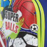 Ранец BRAUBERG PREMIUM, 2 отделения, с брелоком, для мальчиков, "Супер-мячи", 38х29х18 см, 227822