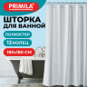 Шторка для ванной ПОЛИЭСТЕР, 180х180см, кольца в комплекте, УЗОРЫ, PRIMILA, 700078 по низкой цене оптом Шторка для ванной ПОЛИЭСТЕР, 180х180см, кольца в комплекте, УЗОРЫ, PRIMILA, 700078 по низкой цене оптом