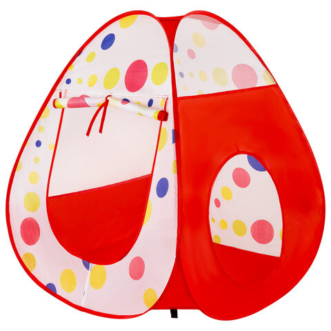 Детская игровая палатка, В100*Д100*Ш100 см, в сумке, BRAUBERG KIDS, код 1С, 665168 по низкой цене оптом Краснодар, Москва, Уфа, Казань, Барнаул, Владивосток, Хабаровск, Сахалин, Красноярск, Екатеренбург, 