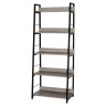 Стеллаж на металлокаркасе BRABIX "LOFT SH-003", 600х350х1500 мм, 5 полок, цвет дуб антик, 641235 по низкой цене оптом 