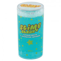 Слайм (лизун) "Clear Slime. Голубая мечта", с ароматом черники, 250 г, ВОЛШЕБНЫЙ МИР, S130-33, S300-35