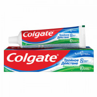 Зубная паста 50мл COLGATE "Натуральная мята", тройное действие, с фторидом, ш/к 28954, 7891024128954