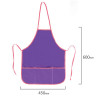 Фартук с нарукавниками для уроков труда ПИФАГОР, увеличенный размер, 45х60 см, фиолетовый, 271093