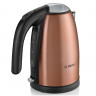 Чайник BOSCH TWK7809, 1,7 л, 2200 Вт, закрытый нагревательный элемент, нержавеющая сталь, медный по низкой цене оптом Краснодар, Москва, Уфа, Казань, Барнаул, Владивосток, Хабаровск, Сахалин, Красноярск, Екатеренбург, 
