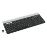 Клавиатура беспроводная LOGITECH K780, для ПК, планшета, смартфона, 97 клавиш + 6 дополнительных клавиш, черно-белая, 920-008043 по низкой цене оптом Краснодар, Москва, Уфа, Казань, Барнаул, Владивосток, Хабаровск, Сахалин, Красноярск, Екатеренбург, 
