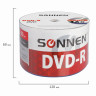 Диски DVD-R SONNEN 4,7 Gb 16x Bulk (термоусадка без шпиля), КОМПЛЕКТ 50 шт., 512574 по низкой цене оптом Краснодар, Москва, Уфа, Казань, Барнаул, Владивосток, Хабаровск, Сахалин, Красноярск, Екатеренбург, 
