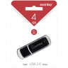 Флеш-диск 4 GB, SMARTBUY Crown, USB 2.0, черный, SB4GBCRW-K по низкой цене оптом Краснодар, Москва, Уфа, Казань, Барнаул, Владивосток, Хабаровск, Сахалин, Красноярск, Екатеренбург, 