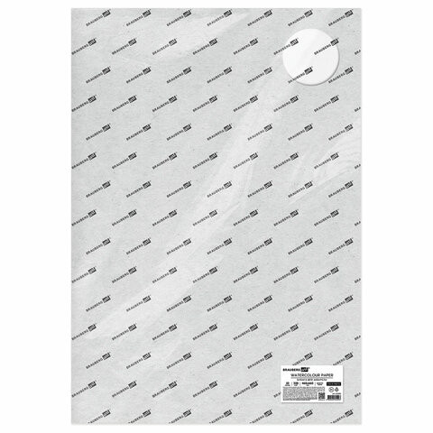 Бумага для акварели 300 г/м2 460x660 мм среднее зерно, 10 листов, BRAUBERG ART PREMIERE, 113233 по низкой цене оптом Краснодар, Москва, Уфа, Казань, Барнаул, Владивосток, Хабаровск, Сахалин, Красноярск, Екатеренбург, 