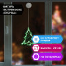 Световая фигура на присоске ЗОЛОТАЯ СКАЗКА "Ёлочка", 10 LED, на батарейках, зеленая, 591275 по низкой цене оптом 