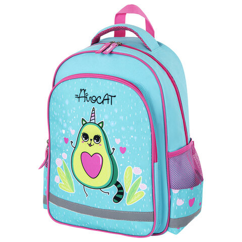 Рюкзак ПИФАГОР SCHOOL для начальной школы, "Avocat", 38x28х14 см, 270652 по низкой цене оптом Краснодар, Москва, Уфа, Казань, Барнаул, Владивосток, Хабаровск, Сахалин, Красноярск, Екатеренбург, 