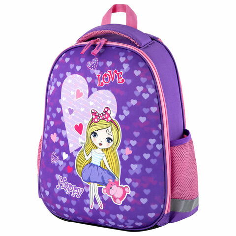 Ранец ПИФАГОР EVA BASIC, 1 отделение, "Fancy girl", 39х30х16 см, 270690 по низкой цене оптом 