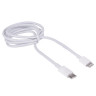 Кабель USB Type-C-Lightning с поддержкой быстрой зарядки для iPhone, белый, 1 м, SONNEN, медный, 513612 по низкой цене оптом 