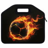 Папка-сумка ЮНЛАНДИЯ, 1 отделение, фетровые ручки, 34х30х11 см, Fire ball, 273381 по низкой цене оптом 