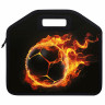 Папка-сумка ЮНЛАНДИЯ, 1 отделение, фетровые ручки, 34х30х11 см, Fire ball, 273381 по низкой цене оптом 