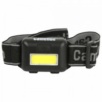 Фонарь налобный CAMELION 1Вт COB, 3 режима, питание 3хAAА(не в комплекте), LED5355
