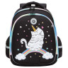 Ранец GRIZZLY анатомическая спинка, c брелоком, для девочек, RAINBOW CAT, 36х28х20 см, RAz-486-2/1 по низкой цене оптом 