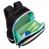 Ранец GRIZZLY анатомическая спинка, c брелоком, для девочек, RAINBOW CAT, 36х28х20 см, RAz-486-2/1 по низкой цене оптом 