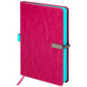 Ежедневник датированный 2026 А5 138x213мм BRAUBERG Inspiration, под кожу, цветной срез, розовый, 117478 по низкой цене оптом 