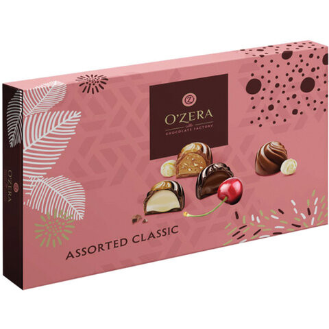 Конфеты шоколадные O'ZERA "Assorted classic", 200 г, картонная коробка, УК737 по низкой цене оптом 