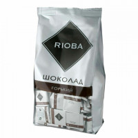 Шоколад порционный RIOBA Горький 72%, 800 г, пакет, 366306