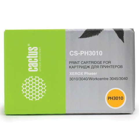 Картридж лазерный CACTUS (CS-PH3010) для XEROX Phaser 3010/WC3045, черный, ресурс 1000 стр. по низкой цене оптом 